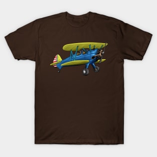 Boeing Stearman Radial Aircraft T-Shirt